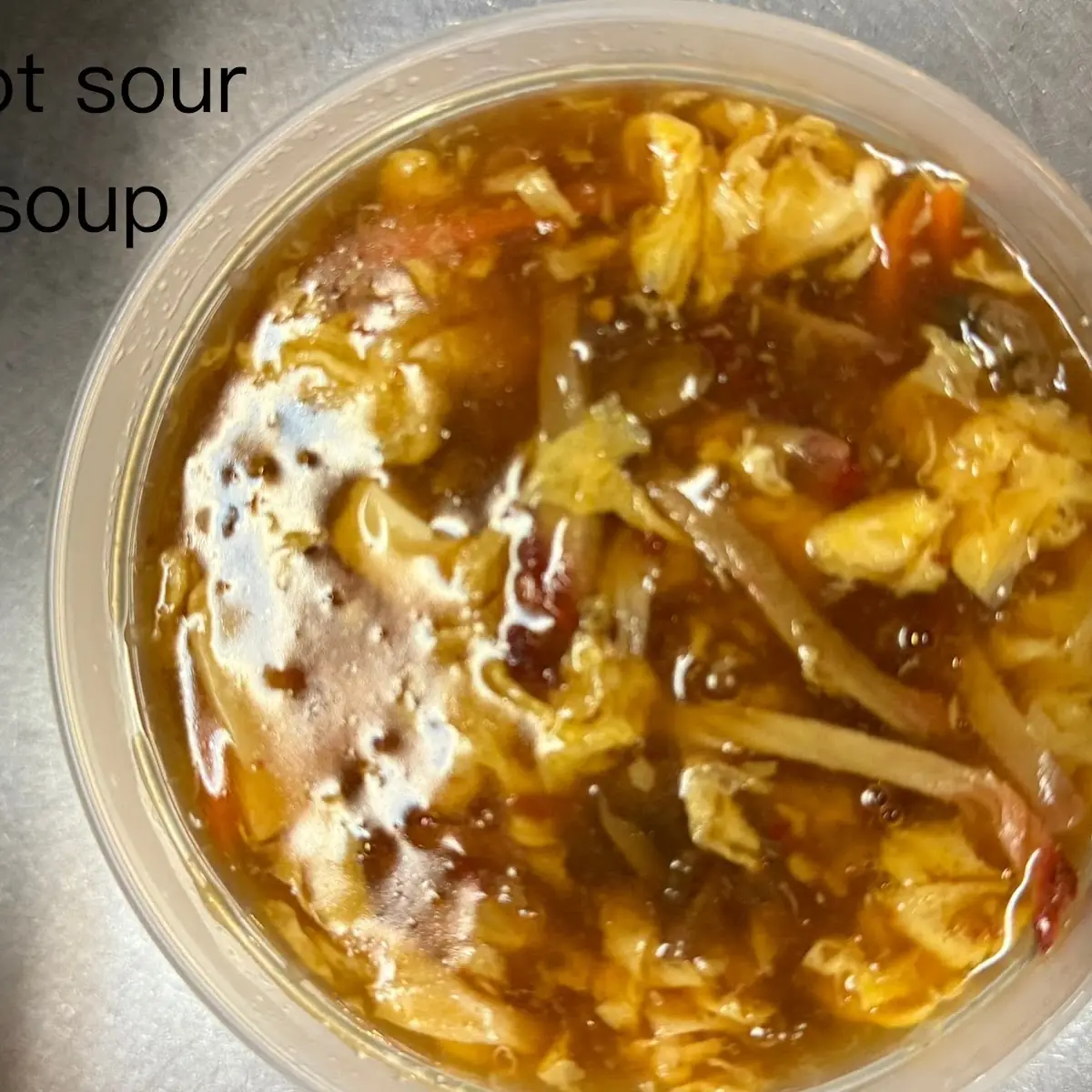 hot & sour soup 酸辣汤
